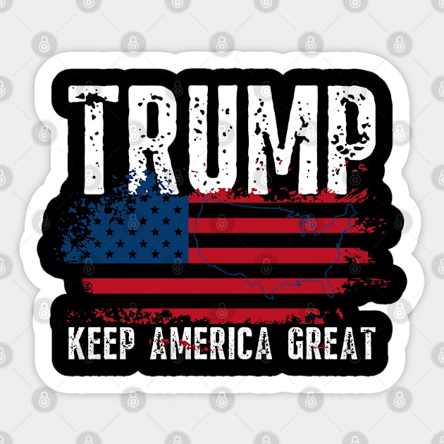 Keep America Great Sticker by Inktopolis